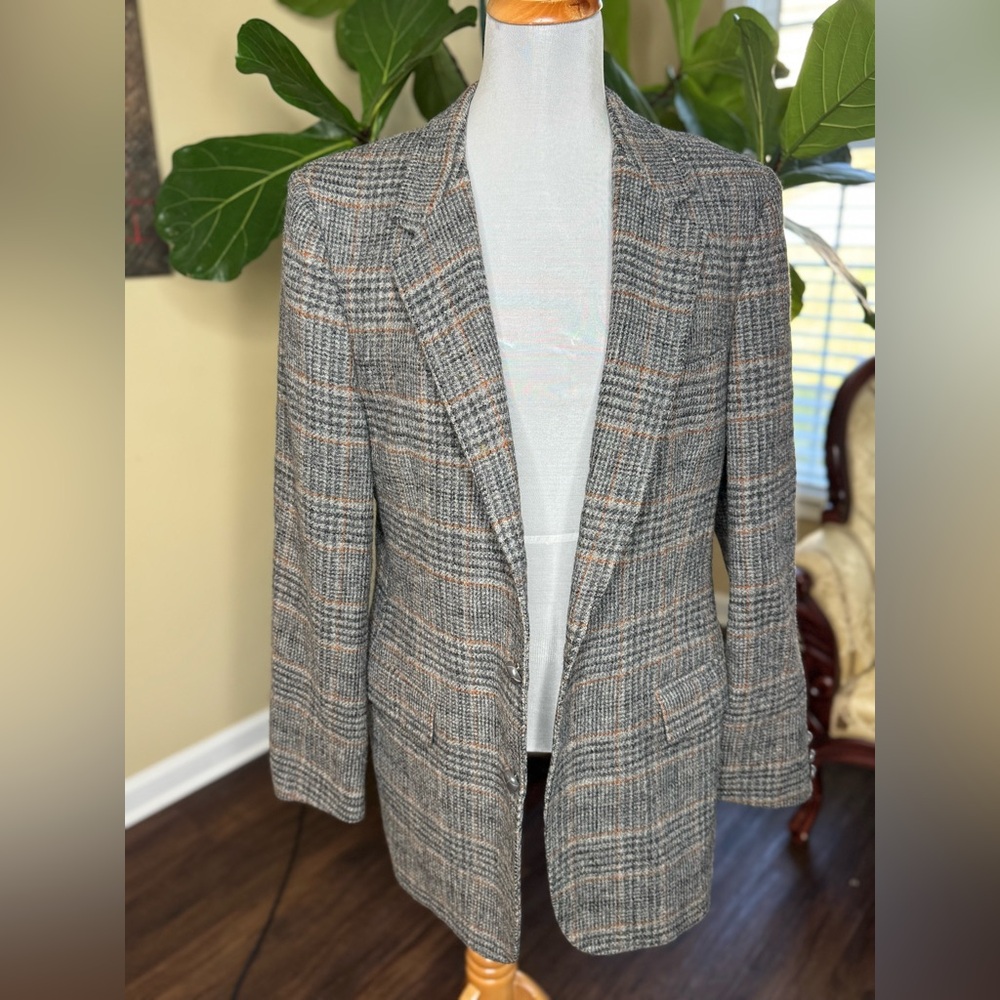 Oscar de la Renta Charcoal Jacket